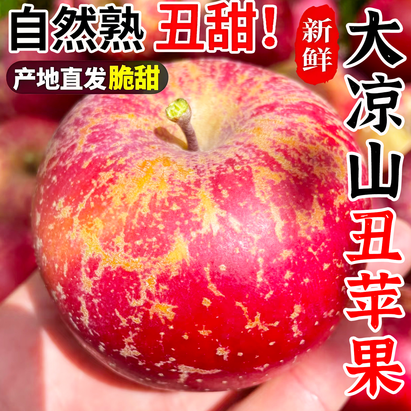 2025新鲜大凉山丑苹果9斤冰糖心