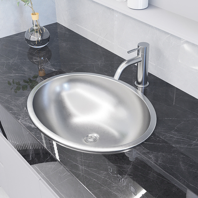 304不锈钢台下盆单盆洗脸盆