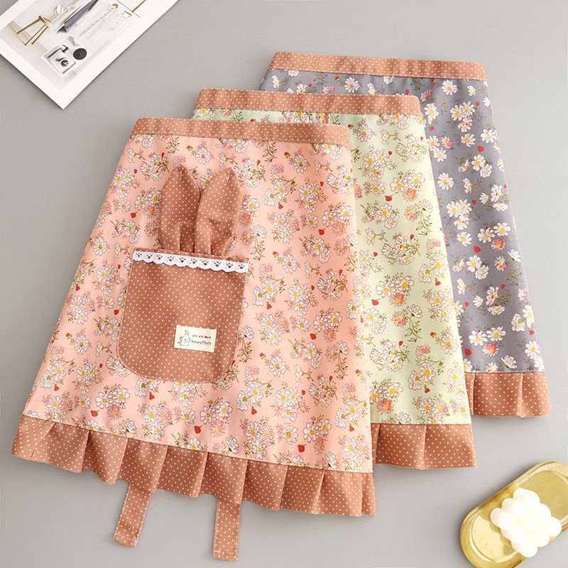 厨房时尚新款可擦防水围裙套装