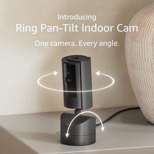 Ring Pan-Tilt Indoor Cam云台旋转摄像头2024新品美国亚马逊代购