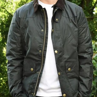 猎装夹克男油蜡机车外套2025年夹棉风衣复刻Reelin加蜡经典棉衣