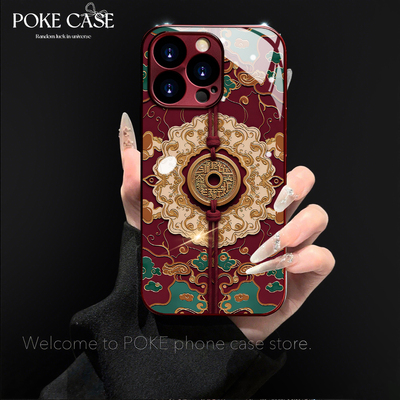 招财铜币适用苹果17promax手机壳