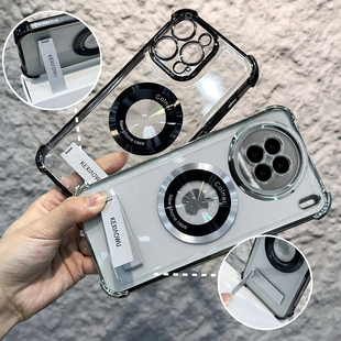 适用vivoxx90/x100电镀防摔x70/x80pro磁吸圈s10/s12支架s15/s16pro手机壳iQOOneo7/neo8新款y77/y78简约y76s