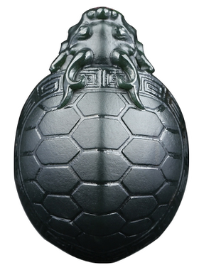 新疆和田玉龙龟手把件墨青玉小把玩件男士女士玉石手玩件玉挂件