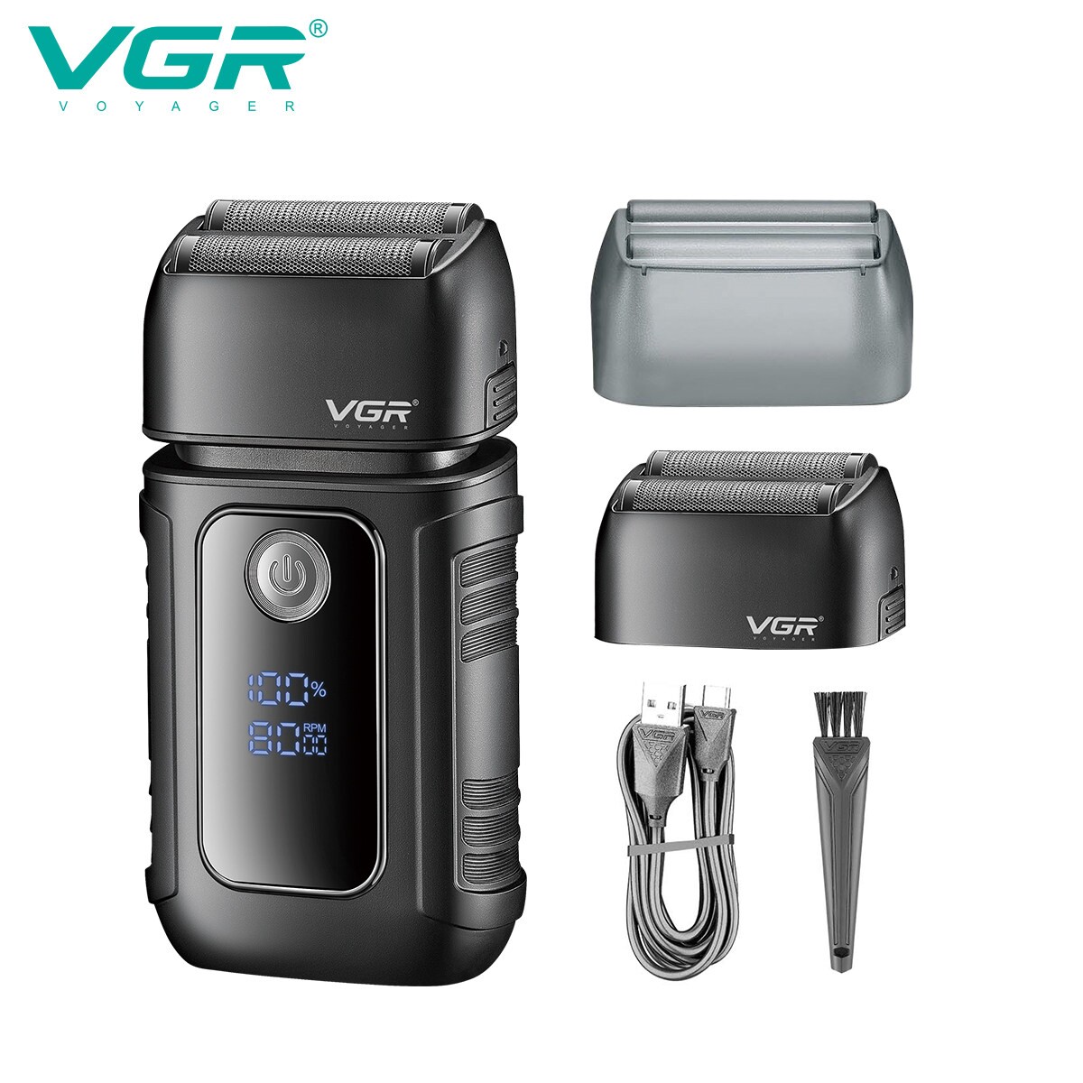 VGR多功能家用剃须刀剃光头光头