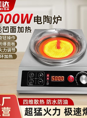 万菲达5000W凹面钛晶炉智能升级