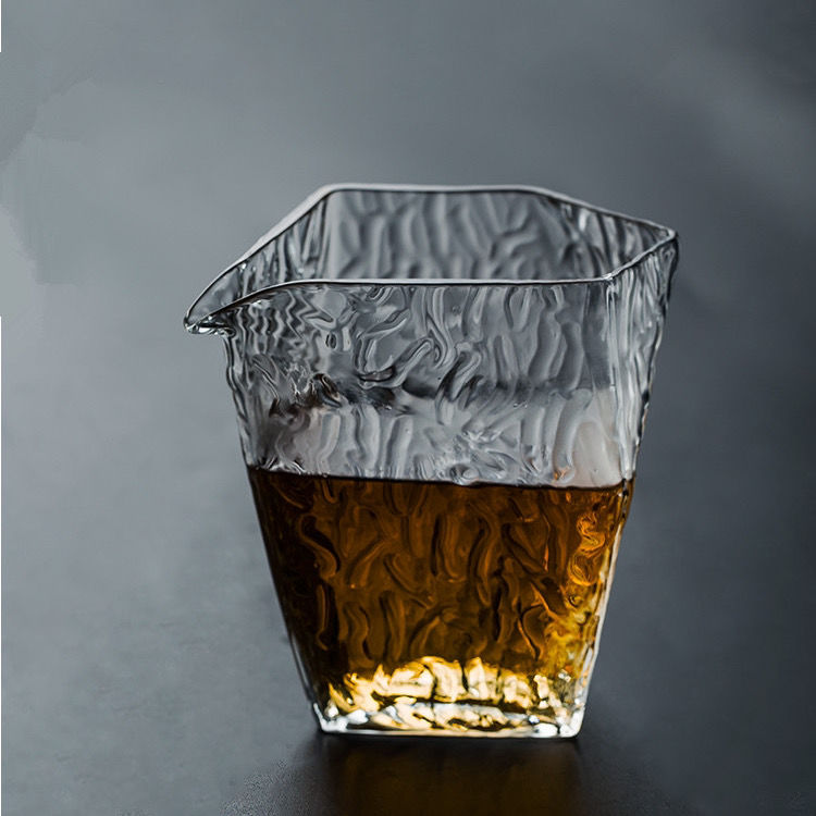 【日式公道杯】功夫茶具高硼硅玻璃个性公道杯家用加厚透明公道杯