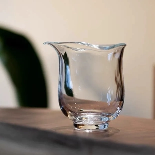 日式高硼硅玻璃公道杯加厚耐热家用功夫茶具手工杯分茶器玉素公杯