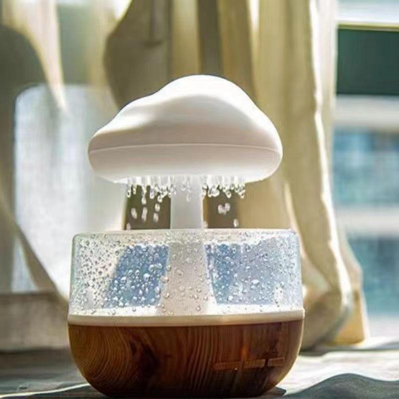 模擬雨聲加濕器助眠香薰下雨