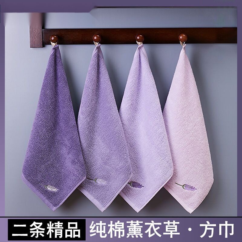 日本进口纯棉方巾柔软吸水不掉毛