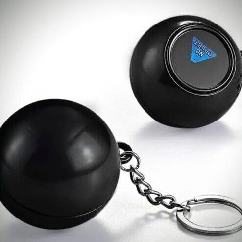 厂家直销4.5cm小号魔法预言球magicball钥匙扣儿童玩具益智玩具