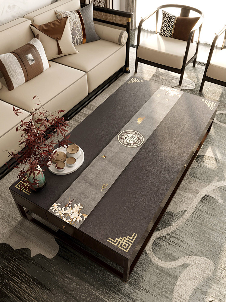 中式古风桌布防水防油免洗中国风新款皮革桌垫茶几垫餐桌桌布,居家布艺,桌布,淘宝优惠券,粉丝福利购,淘宝优惠卷