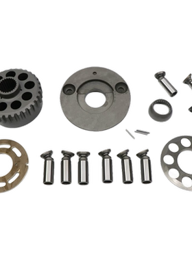 挖掘机日立EX200-5 液压泵散件泵胆平面九孔柱铜头斜盘柱塞HMGC35