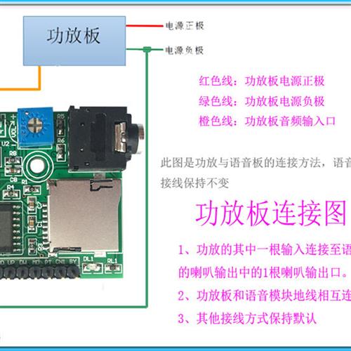 MP3播放模块语音触发模块支持上一曲下一曲暂停单片机带3w功放M1