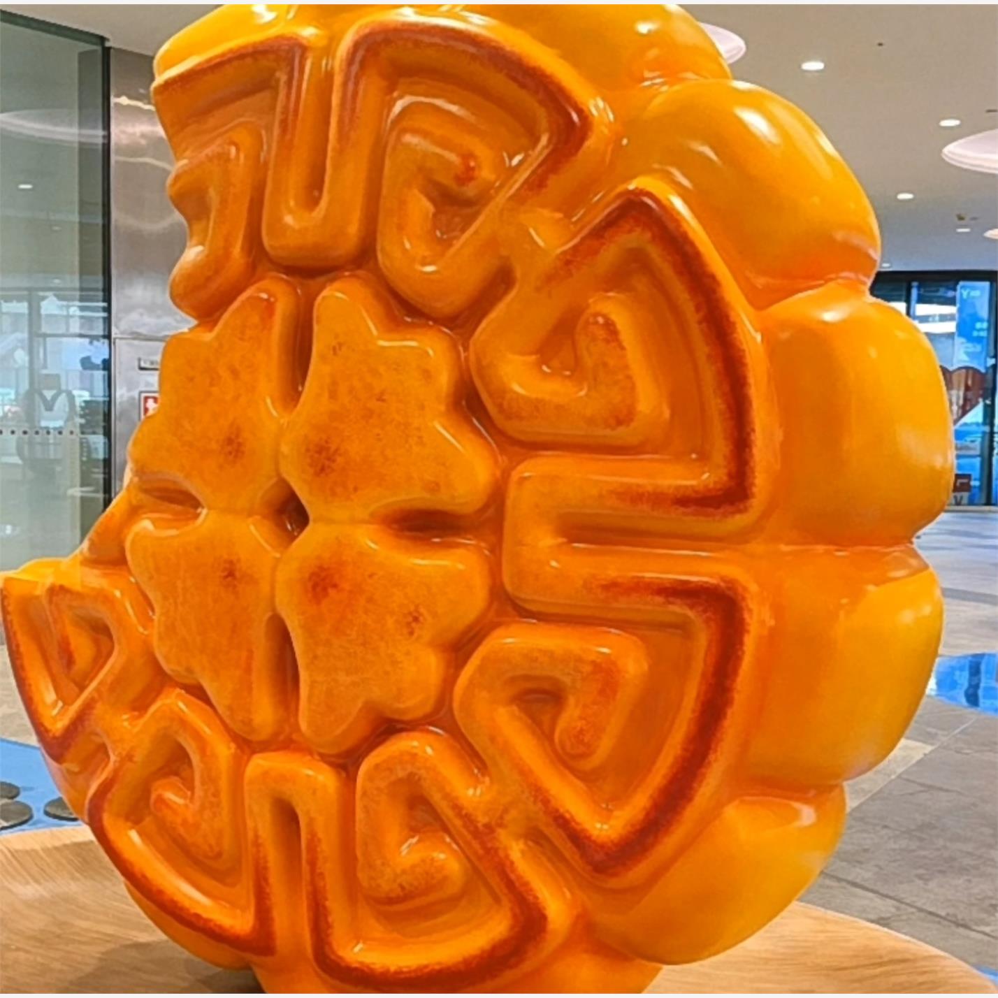 中秋节月饼雕塑模型大泡