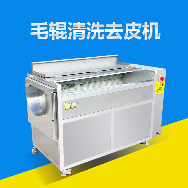 毛辊清洗去皮机商用全自
