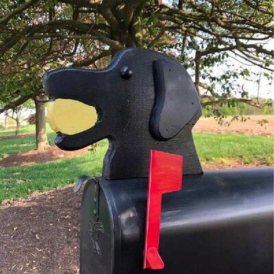 Garden Animal Shape Mailbox Weatherproof Dog And Pig tal