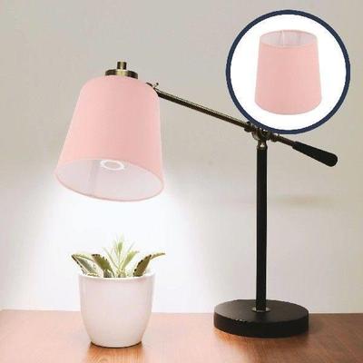 Yellow Cone Lampshade Table Lamps E14 LED Desk Bedside