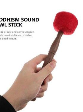 Buddhism Sound Bowl Stick Singing Wooden Handmade Mallet
