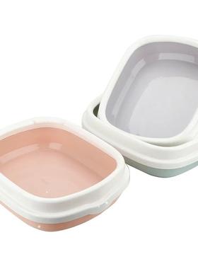 Cat Litter Box 1 Set Excrement Training Sand Litter Box Cat