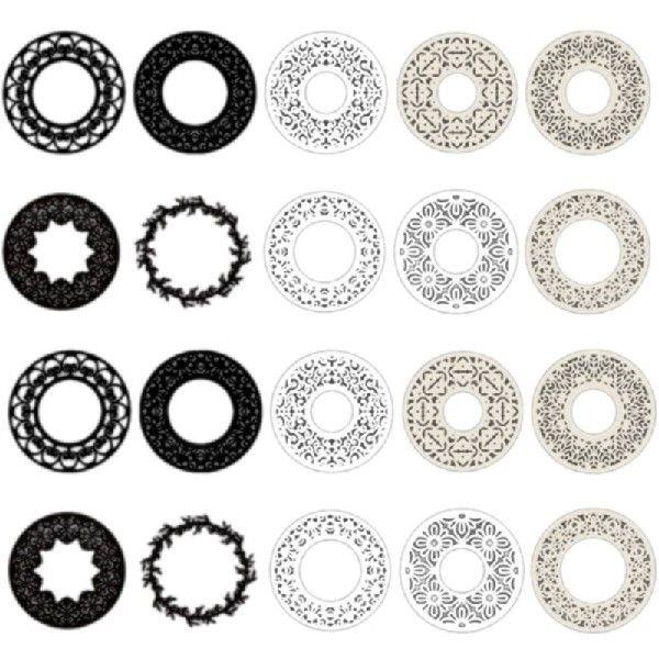 Scraping Paper Decorative Background Paper for