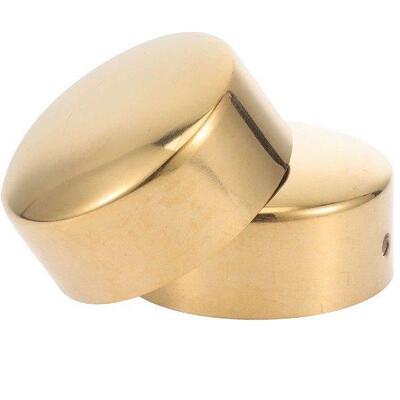 2 Pcs Pipeline Handrail Head Outdoor End Caps Stainless