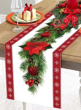 Christmas Table Runner Merry Christmas Decoration for Home X
