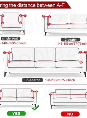 Cross Pattern Elastic Sofa Cover Stch All-inclusive Sofa Cov