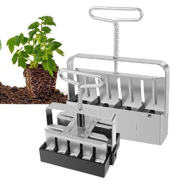 2Pcs Seedling Soil B Maker with Clips Soil Bing