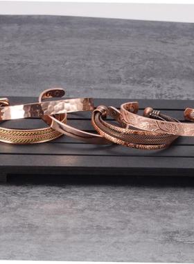 Pure Copper Bracelet Men Magnetic Arthritis Adjustable Magn1