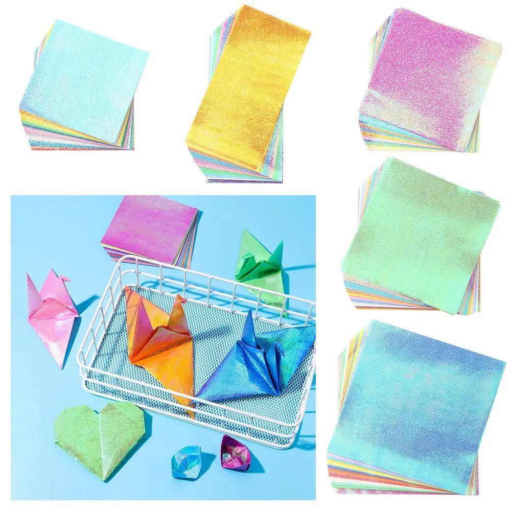 50 Sheets Single-sided Glittering Origami Paper Mixed Shinin