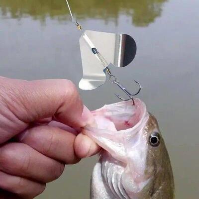 Spinner Bait Bass Jig Weedless Fishing Lure Buzzbait