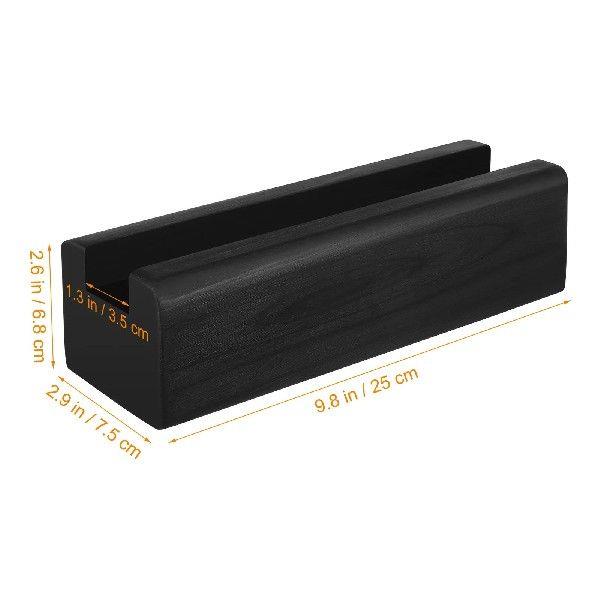 Solid Wood Light Mirror Base Support Frame Anti-skid Holder