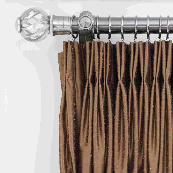 2 Pcs Roman Pole Bird Cage Curtain Rod Window Coverings