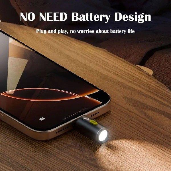 230 High Lumens Type-C Mini Flashlight Portable with