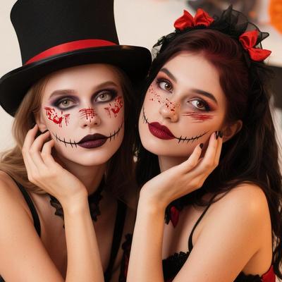 Halloween Scar Patch Festival Party Facial bloodstainspaster