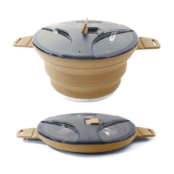 Portable Camping Cooking Pot Heat Resistant Camping Pot