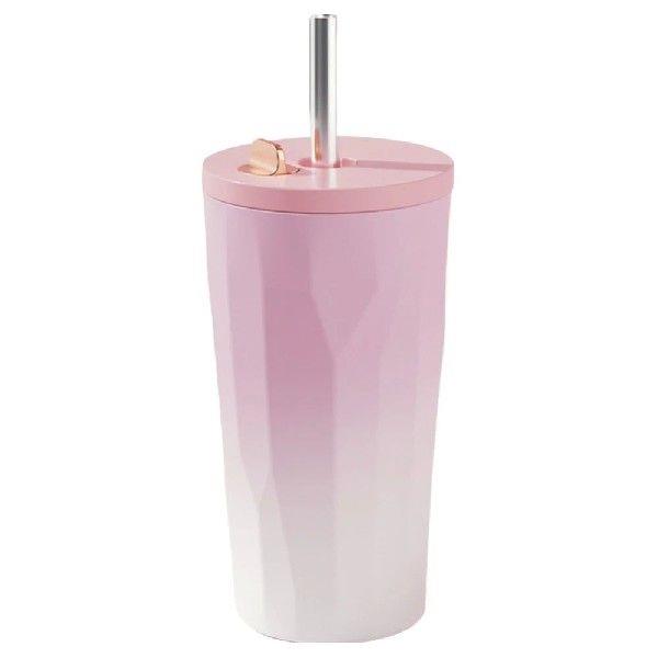 600ml Vacuum Insulated Iced Coffee Cup Stainless Steel