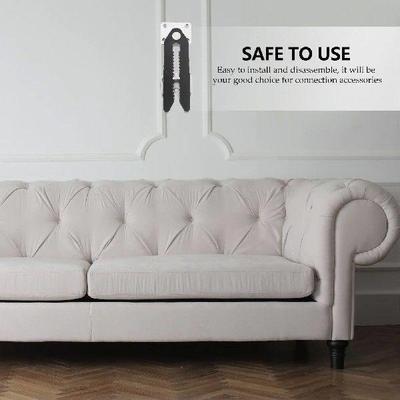 4 Pcs Sofa Connector Alligator Couches Clamps Sectional