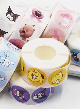 cinnamonroll kuromi loppy melody sticker roll sanrio卷贴纸