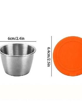 1pcs Salad Dressing Container To Go Reusable Stainless