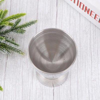 Lowball Cocktail Glasses Jigger Drink Measuring Cups for