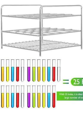 Test Tube Rack Square Container Trapezoidal Stainless Steel
