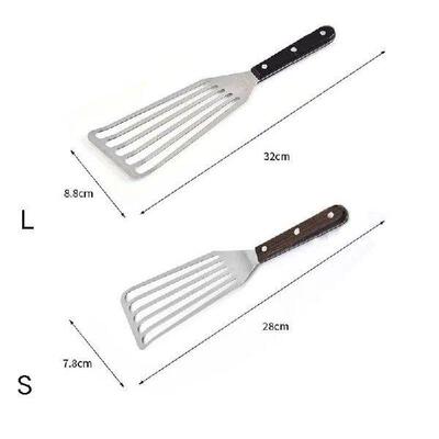 Stainless Steel Cooking Spatula Frying Steak Fish Pancake