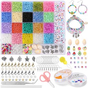 Diy Jewelry Making Glass For Beads Set Children Seed