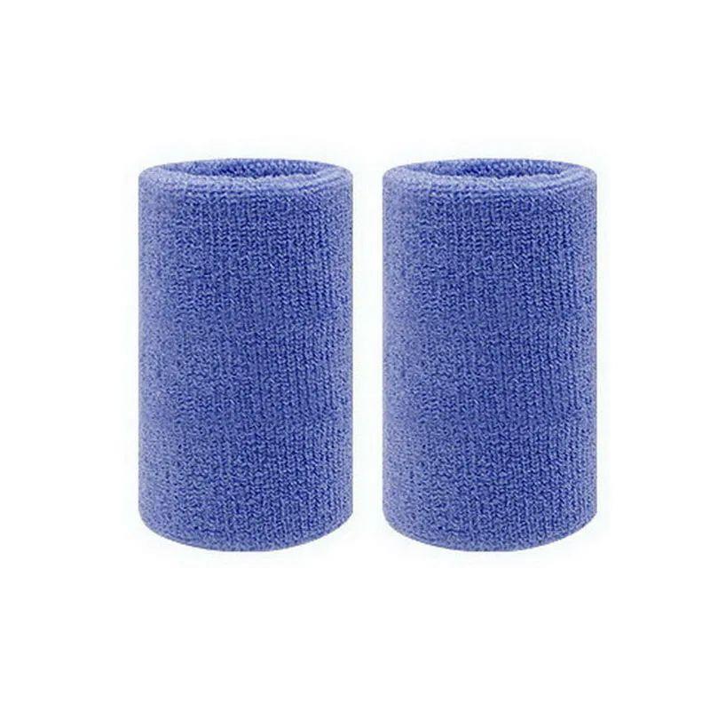 2 Pcs Towel Sports Wristbands Tennis Sweat Bands Wrist Guard