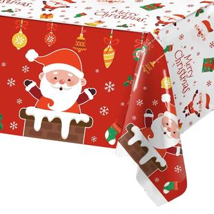 For Tablecloth Decoration Home Merry Christmas