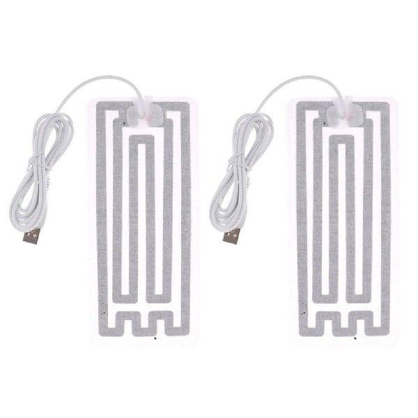 2Pcs Heating Pad Portable Cloth Heater Clothes Heating Mat