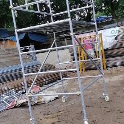 新款深圳新规新款门式架扣件锌脚手架活动龙门架移动平台工地手脚_虎窝淘