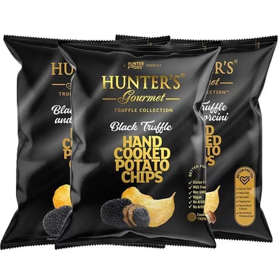 迪拜进口恒特乐Hunter's薯片黑松露奶酪牛肝菌味组合零食125g袋装